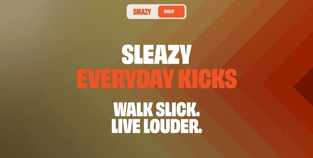 Branding and Web Design for Sleazy
